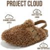 imageProject Cloud 100 Genuine Leather Kids Clogs with Cork Footbed Arch Support  NonSlip Slippers ampamp Sandals for Boys ampamp Girls FootwearChestnut Fur Lined