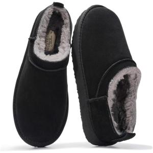 imageProject Cloud 100 Genuine Leather Micro Boots for Women  Water Resistant Womens Boots with Memory Foam Insole  Slip On Fall Shoes for Women 2025 for AllDay Comfort HIPSTERBlack Suede