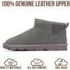 imageProject Cloud 100 Genuine Leather Ankle Boots for Women  Water Resistant Womens Boots with Memory Foam Insole  Comfortable Fall Shoes for Women 2025 HikeyGrey Suede