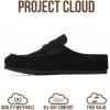 imageProject Cloud Genuine Leather Clogs for Women  Memory Foam Insole Womens Clogs NonSlip Outsole Mules for Women Footwear  Womens Mules ampamp Clogs Fall Shoes HavenBlack Suede
