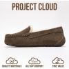 imageProject Cloud 100 Genuine Leather Slippers for Women  Fur Lined Outdoor Slippers for Women Footwear with Memory Foam  Stylish Womens Moccasin CathiChocolate