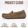 imageProject Cloud 100 Genuine Leather Slippers for Women  Fur Lined Outdoor Slippers for Women Footwear with Memory Foam  Stylish Womens Moccasin CathiTaupe