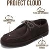 imageProject Cloud 100 Genuine Leather Mens Shoes  LaceUp Loafers for Men with Memory Foam  Lightweight ampamp Non Slip Shoes for Men for Everyday Wear DenverChoco Brown Suede