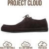 imageProject Cloud 100 Genuine Leather Mens Shoes  LaceUp Loafers for Men with Memory Foam  Lightweight ampamp Non Slip Shoes for Men for Everyday Wear DenverChoco Brown Suede