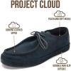 imageProject Cloud 100 Genuine Leather Mens Shoes  LaceUp Loafers for Men with Memory Foam  Lightweight ampamp Non Slip Shoes for Men for Everyday Wear DenverNavy Suede