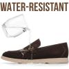 imageProject Cloud Mens Shoes 100 Genuine Leather with Memory Foam Insole Venetian Loafers for Men Footwear  Non Slip Moccasins Loafer Mens Casual Shoes MarkBrown Suede