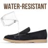 imageProject Cloud Mens Shoes 100 Genuine Leather with Memory Foam Insole Venetian Loafers for Men Footwear  Non Slip Moccasins Loafer Mens Casual Shoes MarkNavy Suede