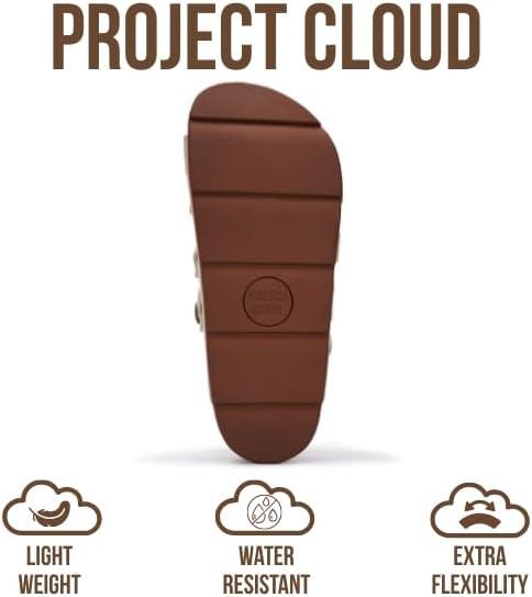 imageProject Cloud Wedge Platform Sandals Women  Comfortable Soft Insole and Lightweight Beach Strappy Sandals with Durable Nonslip Wedge Sandals for Women Footwear PasadenaNude