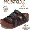 imageProject Cloud Wedge Platform Sandals Women  Comfortable Soft Insole and Lightweight Beach Strappy Sandals with Durable Nonslip Wedge Sandals for Women Footwear PasadenaBlack