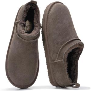 imageProject Cloud 100 Genuine Leather Micro Boots for Women  Water Resistant Womens Boots with Memory Foam Insole  Slip On Fall Shoes for Women 2025 for AllDay Comfort HIPSTERChoco Suede