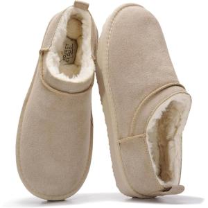 imageProject Cloud 100 Genuine Leather Micro Boots for Women  Water Resistant Womens Boots with Memory Foam Insole  Slip On Fall Shoes for Women 2025 for AllDay Comfort HIPSTERSand Suede