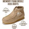 image:imageProject Cloud Kids Boots 100 Genuine Leather Chukka NonSlip Fall Shoes Girls Boots for Kids with Memory Foam Insole amp Gum Rubber Sole Boys amp Girls Shoes Kids WallybootWheat Suede
