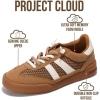image:imageProject Cloud Kids Shoes for Girls amp Boys  Easy Slip On Kids Sneakers for Boys amp Girls Shoes with Memory Foam Insole  Non Slip and Lightweight Kids Sneakers Little VerdyTan