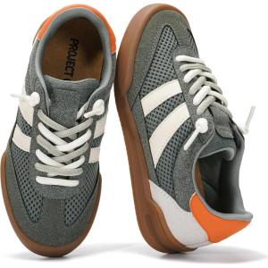 image:imageProject Cloud Kids Shoes for Girls amp Boys  Easy Slip On Kids Sneakers for Boys amp Girls Shoes with Memory Foam Insole  Non Slip and Lightweight Kids Sneakers Little VerdyOlive