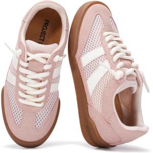 image:imageProject Cloud Kids Shoes for Girls amp Boys  Easy Slip On Kids Sneakers for Boys amp Girls Shoes with Memory Foam Insole  Non Slip and Lightweight Kids Sneakers Little VerdyPink