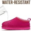 image:imageProject Cloud 100 Genuine Leather amp Australian Shearling Slippers for Kids  Memory Foam Fuzzy amp NonSlip Fluffy Slippers Girls Footwear amp Boys Footwear Kids Unisex ShoesFuchsia Suede