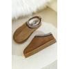 image:imageProject Cloud 100 Genuine Leather amp Australian Shearling Slippers for Kids  Memory Foam Fuzzy amp NonSlip Fluffy Slippers Girls Footwear amp Boys Footwear Kids Unisex ShoesChestnut