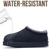 image:imageProject Cloud 100 Genuine Leather amp Australian Shearling Slippers for Kids  Memory Foam Fuzzy amp NonSlip Fluffy Slippers Girls Footwear amp Boys Footwear Kids Unisex ShoesNavy Suede