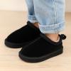 image:imageProject Cloud 100 Genuine Leather amp Australian Shearling Slippers for Kids  Memory Foam Fuzzy amp NonSlip Fluffy Slippers Girls Footwear amp Boys Footwear Kids Unisex ShoesBlack