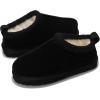 image:imageProject Cloud 100 Genuine Leather amp Australian Shearling Slippers for Kids  Memory Foam Fuzzy amp NonSlip Fluffy Slippers Girls Footwear amp Boys Footwear Kids Unisex ShoesBlack