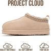 image:imageProject Cloud 100 Genuine Leather amp Australian Shearling Slippers for Kids  Memory Foam Fuzzy amp NonSlip Fluffy Slippers Girls Footwear amp Boys Footwear Kids Unisex ShoesSand Suede