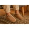image:imageProject Cloud 100 Genuine Leather amp Australian Shearling Slippers for Kids  Memory Foam Fuzzy amp NonSlip Fluffy Slippers Girls Footwear amp Boys Footwear Kids Unisex ShoesSand Suede