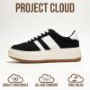 image:imageWomens LaceUp Fashion Sneakers  Nita by Project CloudBlack