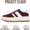 image:imageWomens LaceUp Fashion Sneakers  Nita by Project CloudMaroon