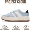 image:imageWomens LaceUp Fashion Sneakers  Nita by Project CloudSky Blue