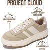 image:imageWomens LaceUp Fashion Sneakers  Nita by Project CloudTaupe