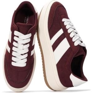 image:imageWomens LaceUp Fashion Sneakers  Nita by Project CloudMaroon
