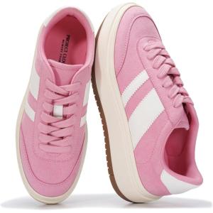 image:imageWomens LaceUp Fashion Sneakers  Nita by Project CloudPinkwhite Stripes