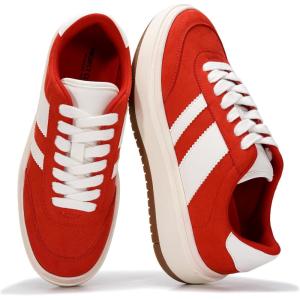 image:imageWomens LaceUp Fashion Sneakers  Nita by Project CloudRed