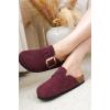 image:imageProject Cloud 100 Genuine Leather Clogs for Women Shoes  Memory Foam Insole NonSlip amp Natural Cork Footbed Arch Support Big Buckle Womens Clogs and Mules Footwear ManchesterBurgundy