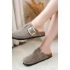 image:imageProject Cloud 100 Genuine Leather Clogs for Women Shoes  Memory Foam Insole NonSlip amp Natural Cork Footbed Arch Support Big Buckle Womens Clogs and Mules Footwear ManchesterTaupe