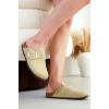 image:imageProject Cloud 100 Genuine Leather Clogs for Women Shoes  Memory Foam Insole NonSlip amp Natural Cork Footbed Arch Support Big Buckle Womens Clogs and Mules Footwear ManchesterNude