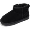 image:imageProject Cloud 100 Genuine Leather Girls Boots  Water Resistant amp Lightweight Ankle Boots with Memory Foam  Cozy amp Fur Non Slip Kids Boots for Girls amp Boys Perfect for FallBlack