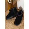 image:imageProject Cloud 100 Genuine Leather Girls Boots  Water Resistant amp Lightweight Ankle Boots with Memory Foam  Cozy amp Fur Non Slip Kids Boots for Girls amp Boys Perfect for FallBlack