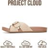image:imageProject Cloud Genuine Suede Womens Sandals  Adjustable Buckle Sandals Women with Plush Insole  Lightweight amp Non Slip Slides for Women Footwear BeamingNatural Raffia