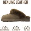 image:imageProject Cloud 100 Genuine Leather amp Australian Shearling Slippers for Women  Cozy Memory Foam Womens Slippers HedyOlive