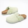 image:imageProject Cloud 100 Genuine Leather Footbed Clogs for Women  Memory Foam Arch Support Slippers for Women  Trendy Slipons Womens Mules amp Clogs Sandals BentonSage Suede