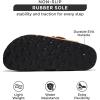image:imageProject Cloud 100 Genuine Leather Footbed Clogs for Women  Memory Foam Arch Support Slippers for Women  Trendy Slipons Womens Mules amp Clogs Sandals BentonChestnut