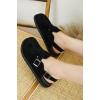 image:imageProject Cloud 100 Genuine Leather Footbed Clogs for Women  Memory Foam Arch Support Slippers for Women  Trendy Slipons Womens Mules amp Clogs Sandals BentonBlack With Strap