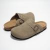 image:imageProject Cloud 100 Genuine Leather Footbed Clogs for Women  Memory Foam Arch Support Slippers for Women  Trendy Slipons Womens Mules amp Clogs Sandals BentonTaupe Suede