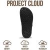 image:imageProject Cloud 100 Genuine Leather Footbed Clogs for Women  Memory Foam Arch Support Slippers for Women  Trendy Slipons Womens Mules amp Clogs Sandals BentonBlack With Strap