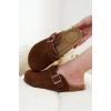 image:imageProject Cloud 100 Genuine Leather Footbed Clogs for Women  Memory Foam Arch Support Slippers for Women  Trendy Slipons Womens Mules amp Clogs Sandals BentonCacao Suede