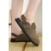 image:imageProject Cloud 100 Genuine Leather Footbed Clogs for Women  Memory Foam Arch Support Slippers for Women  Trendy Slipons Womens Mules amp Clogs Sandals BentonChocolate With Strap