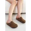 image:imageProject Cloud 100 Genuine Leather Footbed Clogs for Women  Memory Foam Arch Support Slippers for Women  Trendy Slipons Womens Mules amp Clogs Sandals BentonDark Brown Leopard
