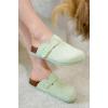 image:imageProject Cloud 100 Genuine Leather Footbed Clogs for Women  Memory Foam Arch Support Slippers for Women  Trendy Slipons Womens Mules amp Clogs Sandals BentonSage Suede