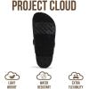 image:imageProject Cloud 100 Genuine Leather Footbed Clogs for Women  Memory Foam Arch Support Slippers for Women  Trendy Slipons Womens Mules amp Clogs Sandals BentonNavy Wool